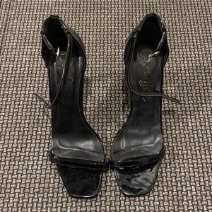 Fashion Nova Glossy Black Heels